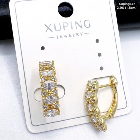 Сережки Xuping14К 10666 ( 1.8 см.)